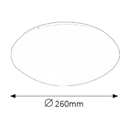 Rabalux - LED Plafon łazienkowy LED/12W/230V