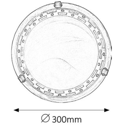 Rabalux - Lampa sufitowa 1xE27/60W/230V