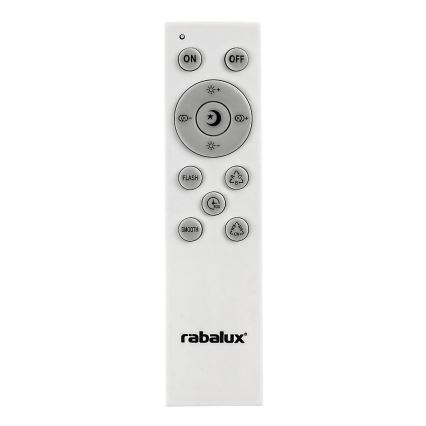 Rabalux - LED RGB Ściemnialna lampa sufitowa z głośnikiem LED/24W/230V Wi-Fi Tuya + zdalne sterowanie