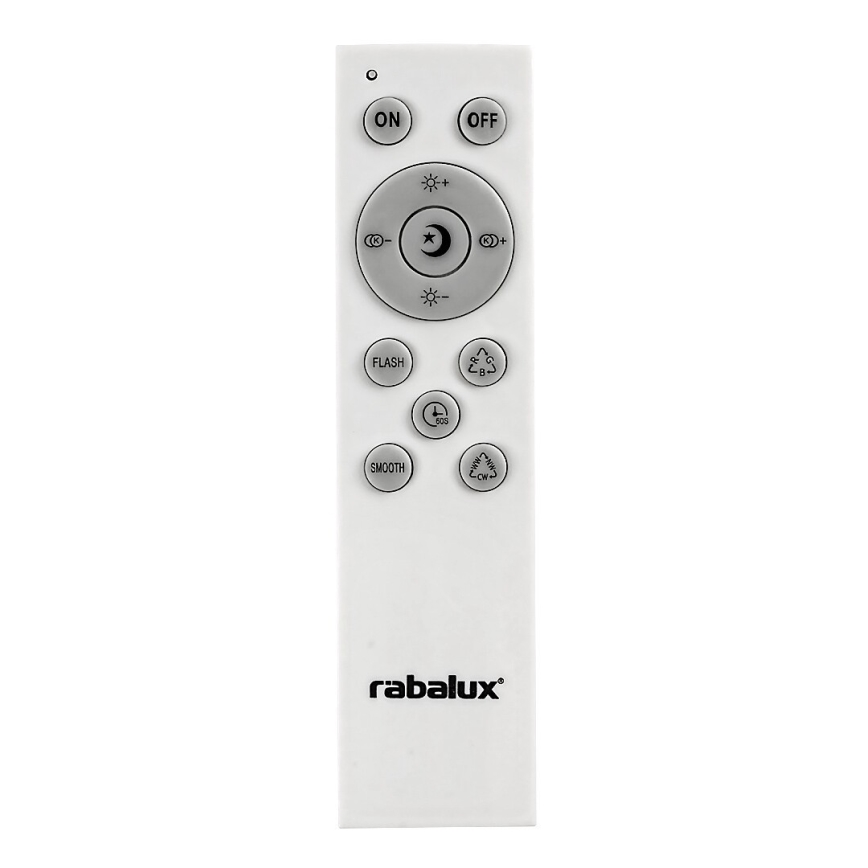 Rabalux - LED RGB Ściemnialna lampa sufitowa z głośnikiem LED/24W/230V Wi-Fi Tuya + zdalne sterowanie