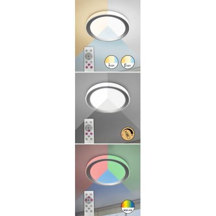 Rabalux - LED RGB Plafon ściemnialny LED/40W/230V 2700-6500K Wi-Fi Tuya  + zdalne sterowanie