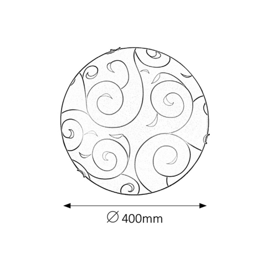 Rabalux - Lampa sufitowa 2xE27/60W/230V