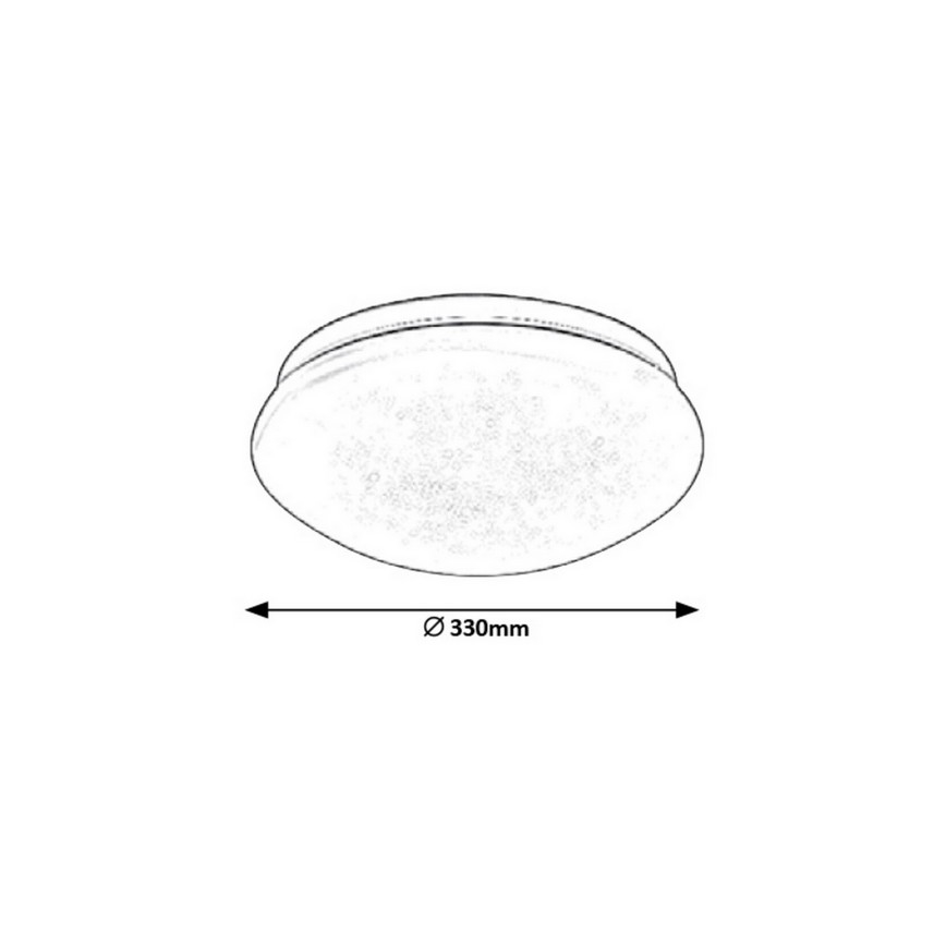 Rabalux - LED Plafon LED/18W/230V śr. 33 cm