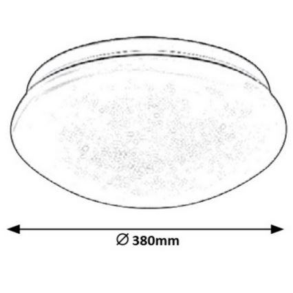 Rabalux - LED Plafon LED/24W/230V