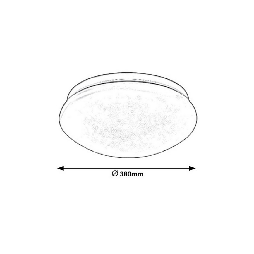 Rabalux - LED Plafon LED/24W/230V