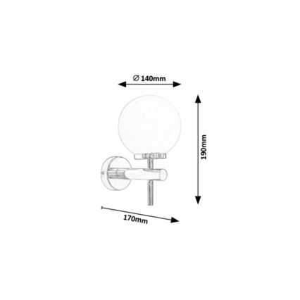 Rabalux - LED Kinkiet łazienkowy LED/6W/230V IP44