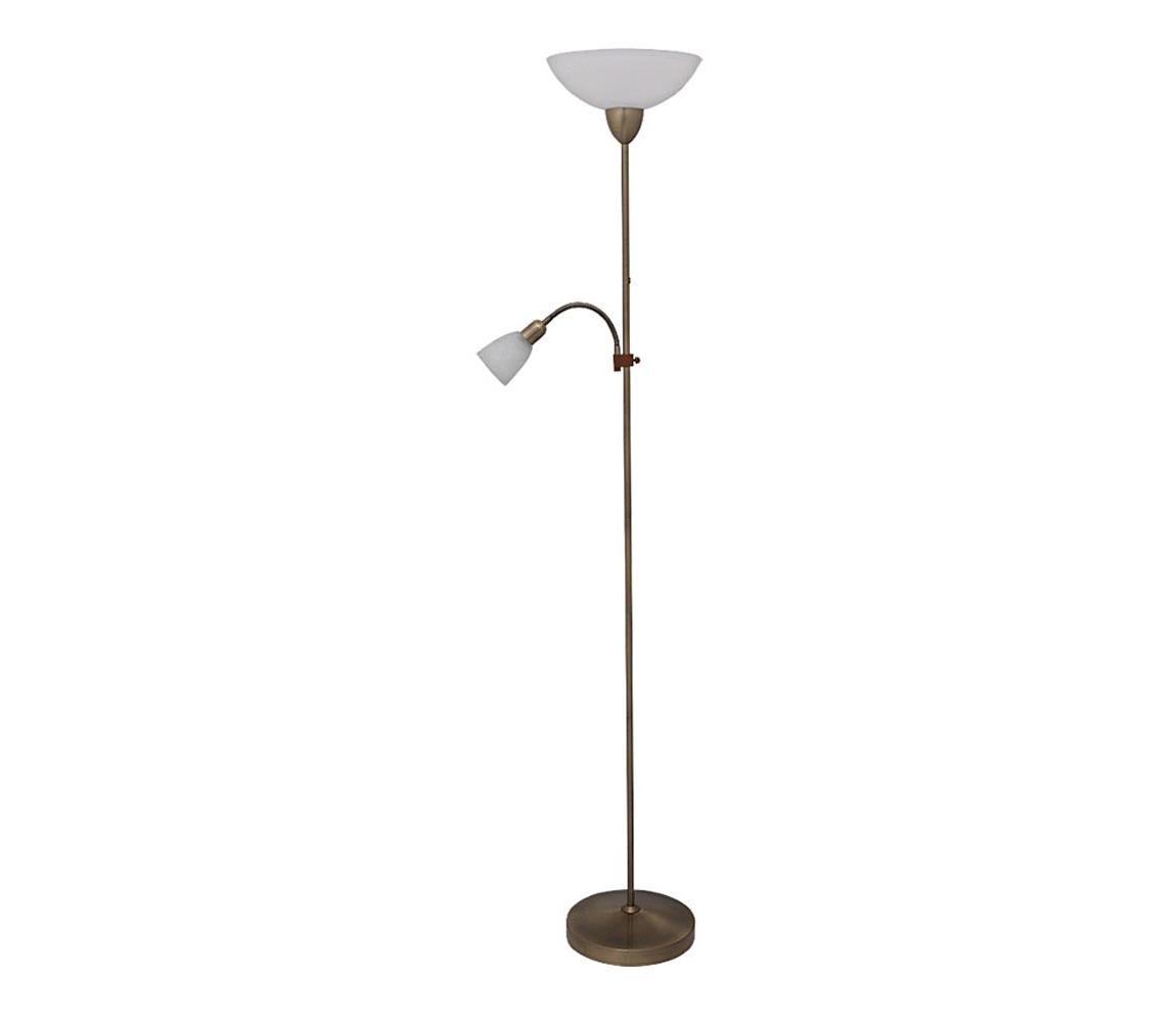 Rabalux 4019 - Lampa podłogowa PEARL CLASSIC 1xE27/60W+1xE14/40W