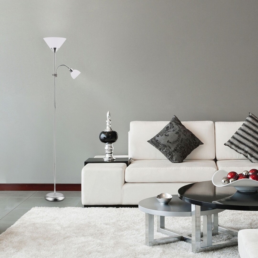 Rabalux - Lampa podłogowa 1xE27/100W+E14/25W/230V
