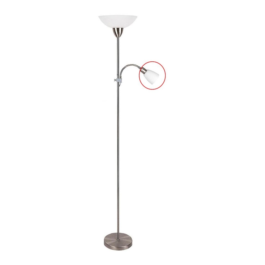 Rabalux 4067 - Wymienne szkło do lampy stojącej DIANA E14 małe białe