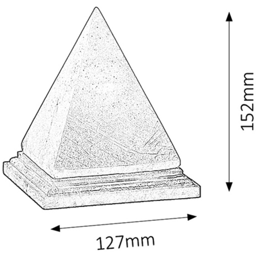 Rabalux - Lampa solna 1xE14/15W/230V akacja 2,8 kg