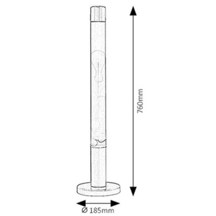 Rabalux - Lampa lava 1xE14/40W/230V