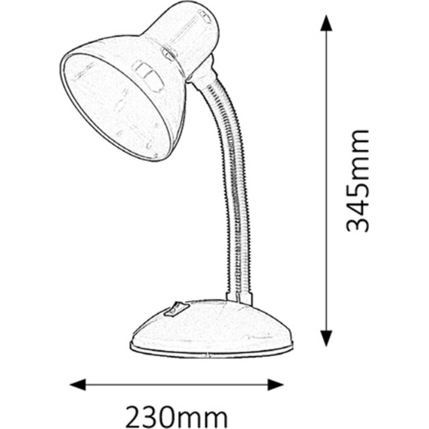 Rabalux - Lampa stołowa 1xE27/40W/230V