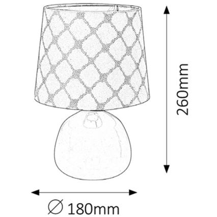 Rabalux - Lampa stołowa E14/40W