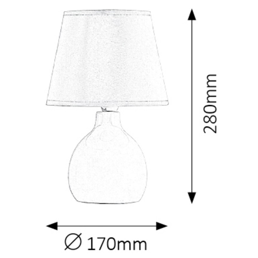 Rabalux - Lampa stołowa 1xE14/40W/230V