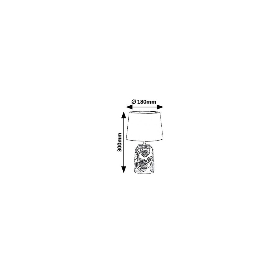 Rabalux 4549 - Lampa stołowa SONAL 1xE14/40W/230V