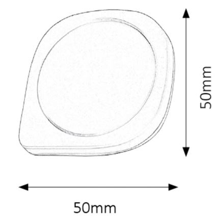 Rabalux - LED Oświetlenie z czujnikiem LED/0,5W/230V 2700K białe