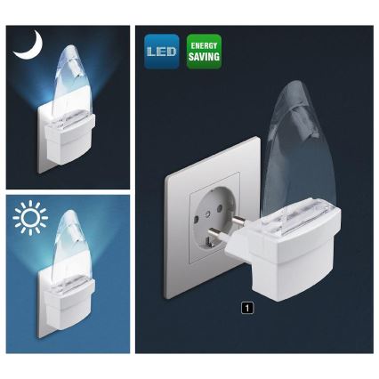 Rabalux - LED Lampka do gniazdka 1xLED/0,5W/230V