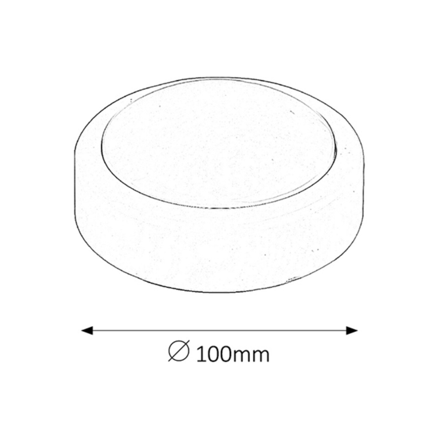 Rabalux - Lampka dotykowa LED/0,3W/2xAA biała