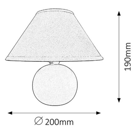 Rabalux - Lampa stołowa 1xE14/40W/230V