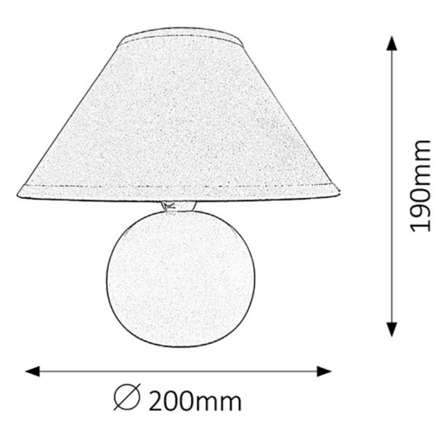 Rabalux - Lampa stołowa 1xE14/40W/230V