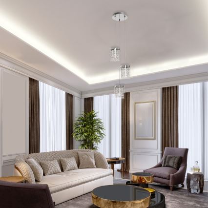 Rabalux 5044 - LED Żyrandol na lince ASTRELLA 3xLED/6W/230V