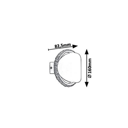 Rabalux 5049 - LED Kinkiet CAPRIANA LED/6W/230V