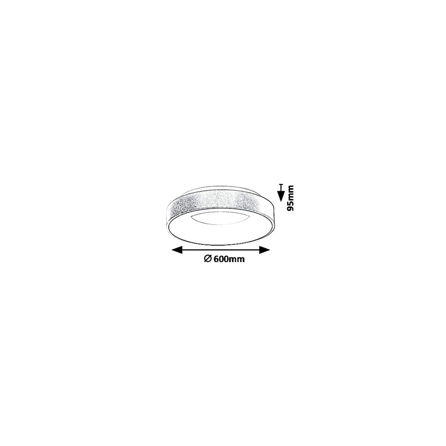 Rabalux - LED Plafon CARMELA LED/50W/230V śr. 60 cm