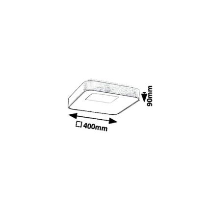 Rabalux - LED Plafon CARMELA LED/30W/230V 40x40 cm