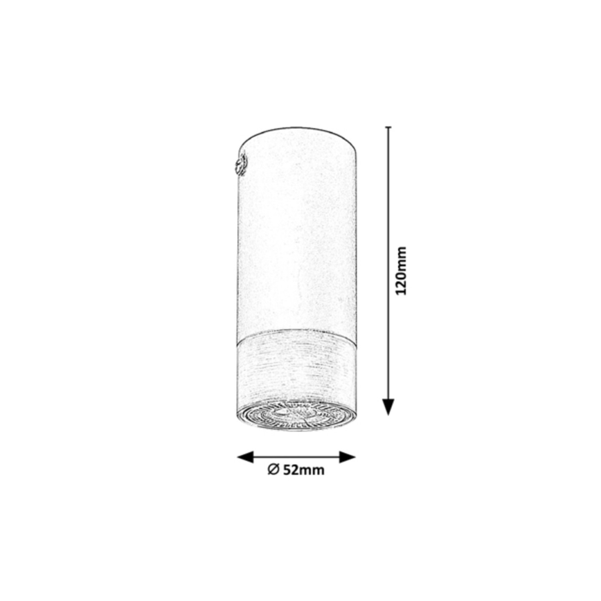 Rabalux - Oprawa sufitowa 1xGU10/5W/230V śr. 5,2 cm