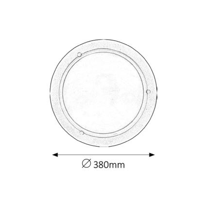 Rabalux 5131 - Plafon UFO 2xE27/60W/230V