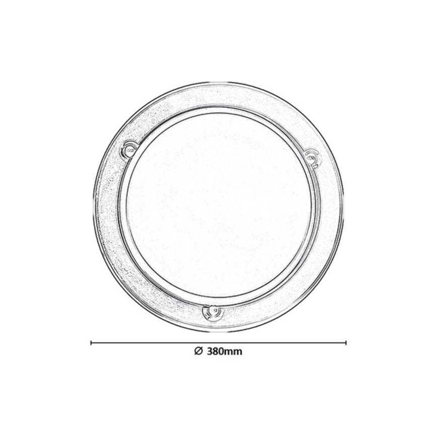 Rabalux - Lampa sufitowa 2x E27/60W/230V, śr. 38 cm