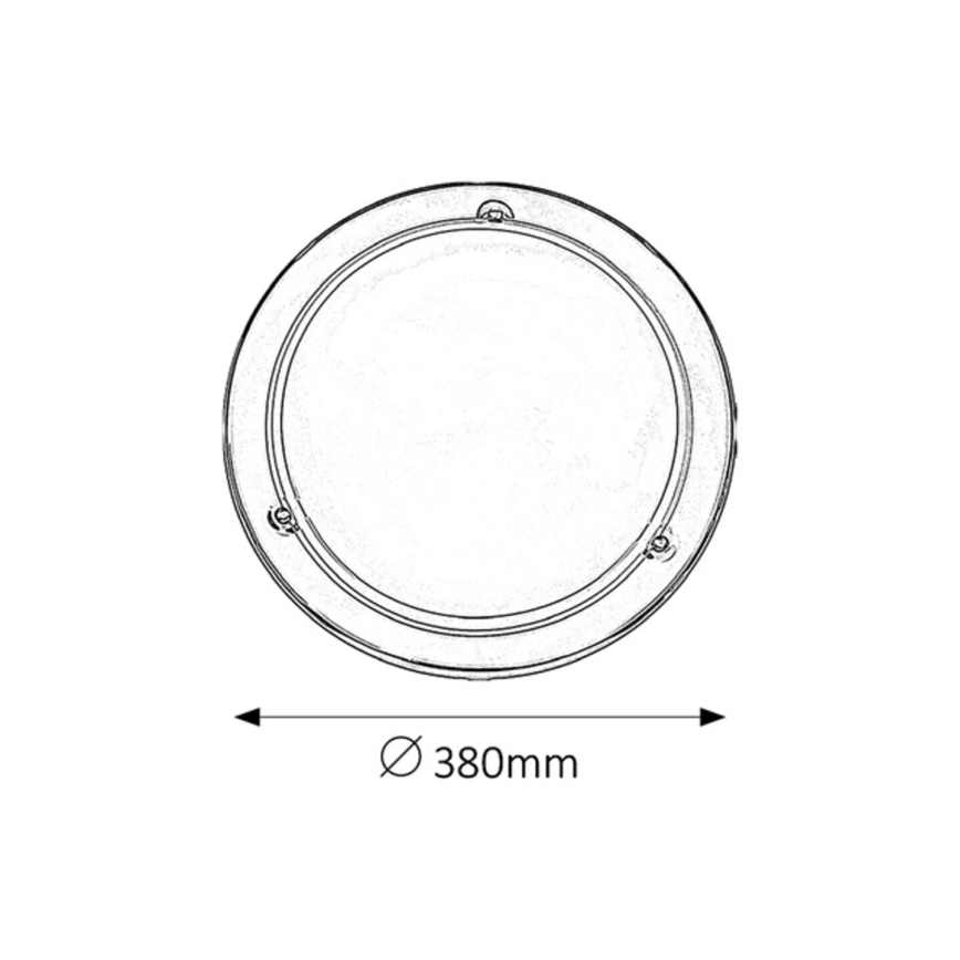 Rabalux 5143 - Plafon UFO 2xE27/60W/230V