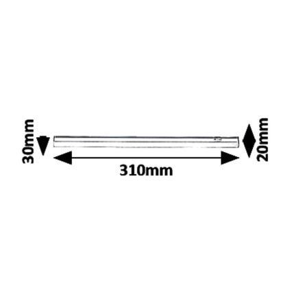 LED Oświetlenie blatu kuchennego LED/4W/230V