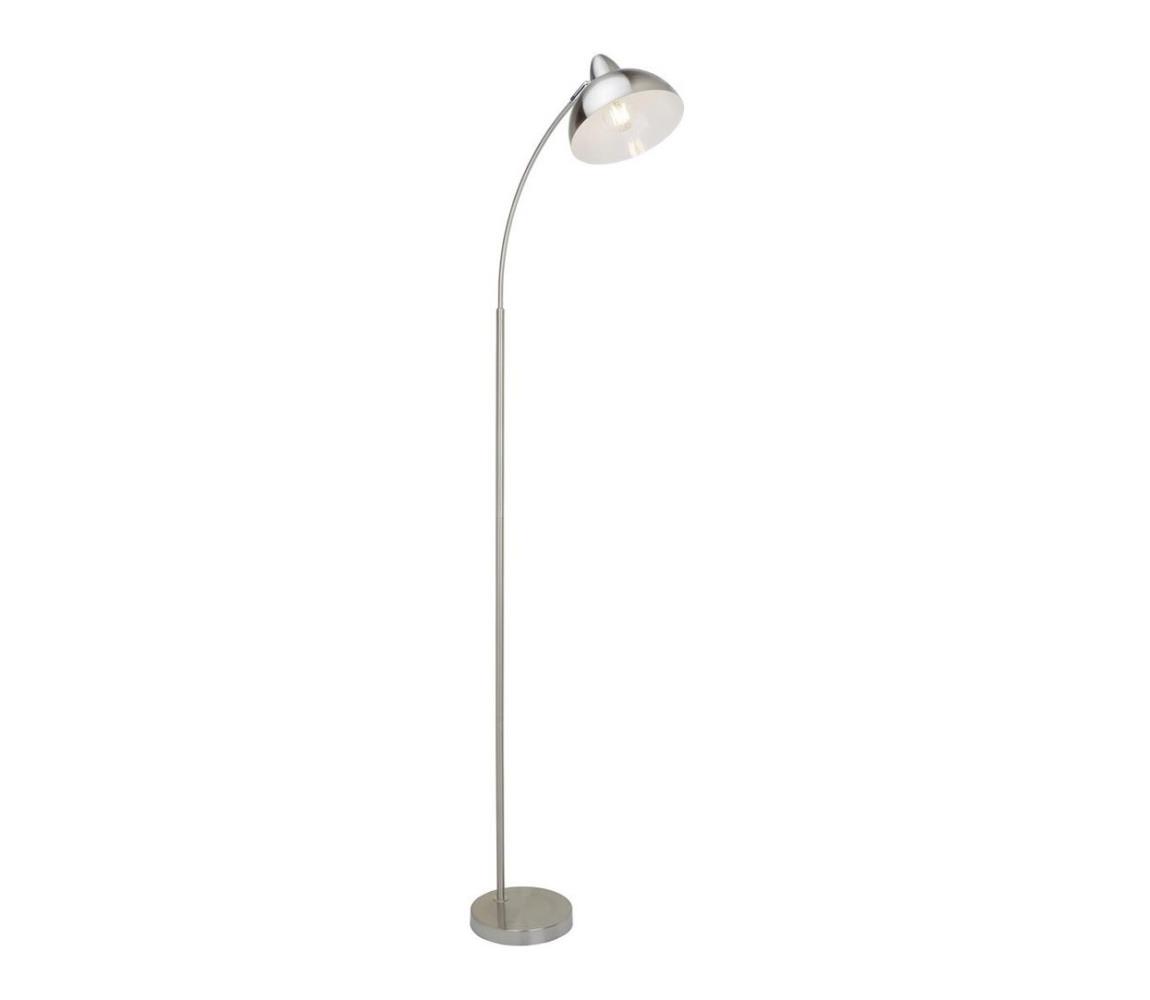 Rabalux 5241 - Lampa podłogowa DARON 1xE27/40W/230V matowy chrom