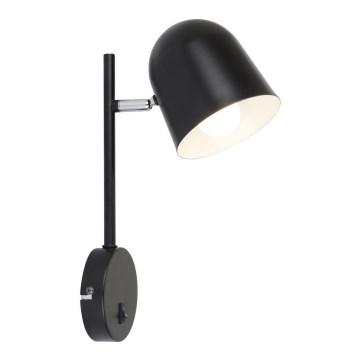 Rabalux 5242 - Kinkiet EGON 1xE14/40W/230V czarny