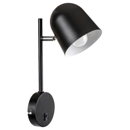 Rabalux 5242 - Kinkiet EGON 1xE14/40W/230V czarny