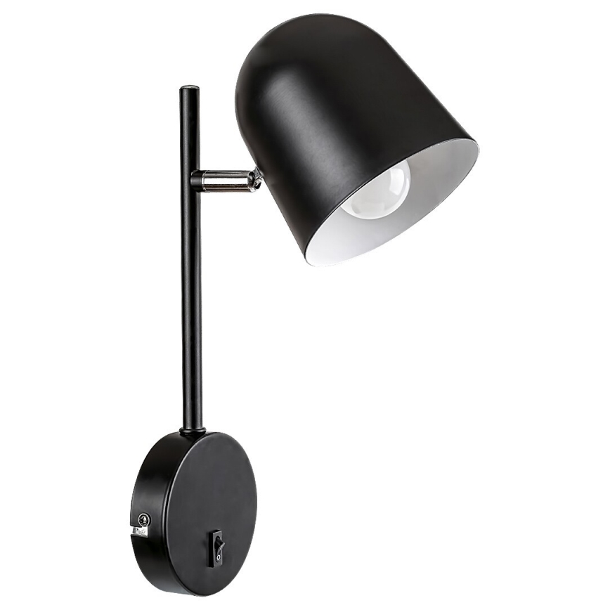 Rabalux 5242 - Kinkiet EGON 1xE14/40W/230V czarny
