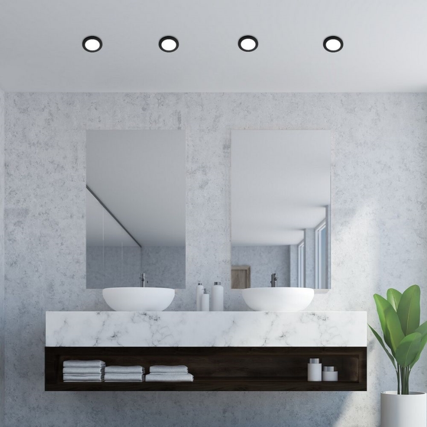 Rabalux - LED Łazienkowa oprawa wpuszczana LED/3W/230V IP44 czarny