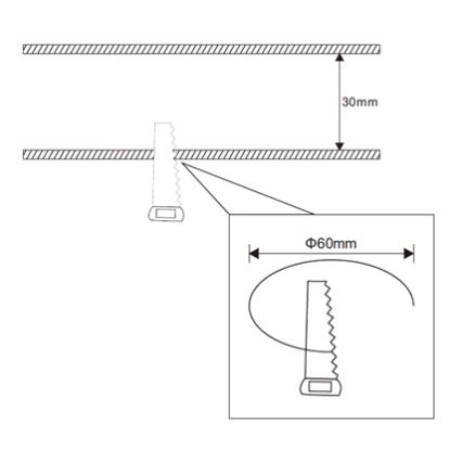 Rabalux - LED Łazienkowa oprawa wpuszczana LED/3W/230V IP44 biały