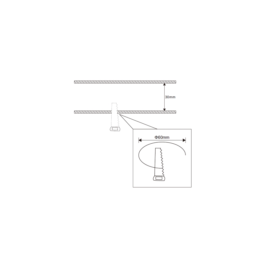 Rabalux - LED sufitowa lampa łazienkowa LED/3W/230V IP44 biała
