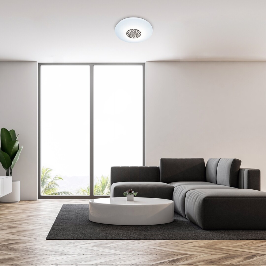 Rabalux - LED RGB Plafon ściemnialny LED/24W/230V 3000-6500K Wi-Fi Tuya śr. 39,5 cm + zdalne sterowanie