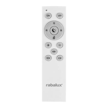 Rabalux - LED RGB Plafon ściemnialny LED/24W/230V 3000-6500K Wi-Fi Tuya śr. 39,5 cm + zdalne sterowanie