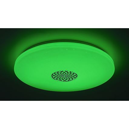 Rabalux - LED RGB ściemnialny plafon LED/40W/230V 3000-6500K Wi-Fi Tuya pr. 60 cm + pilot zdalnego sterowania