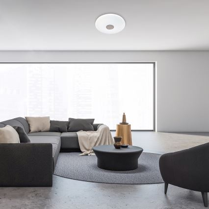 Rabalux - LED RGB Plafon ściemnialny LED/40W/230V 3000-6500K Wi-Fi Tuya śr. 60 cm + zdalne sterowanie