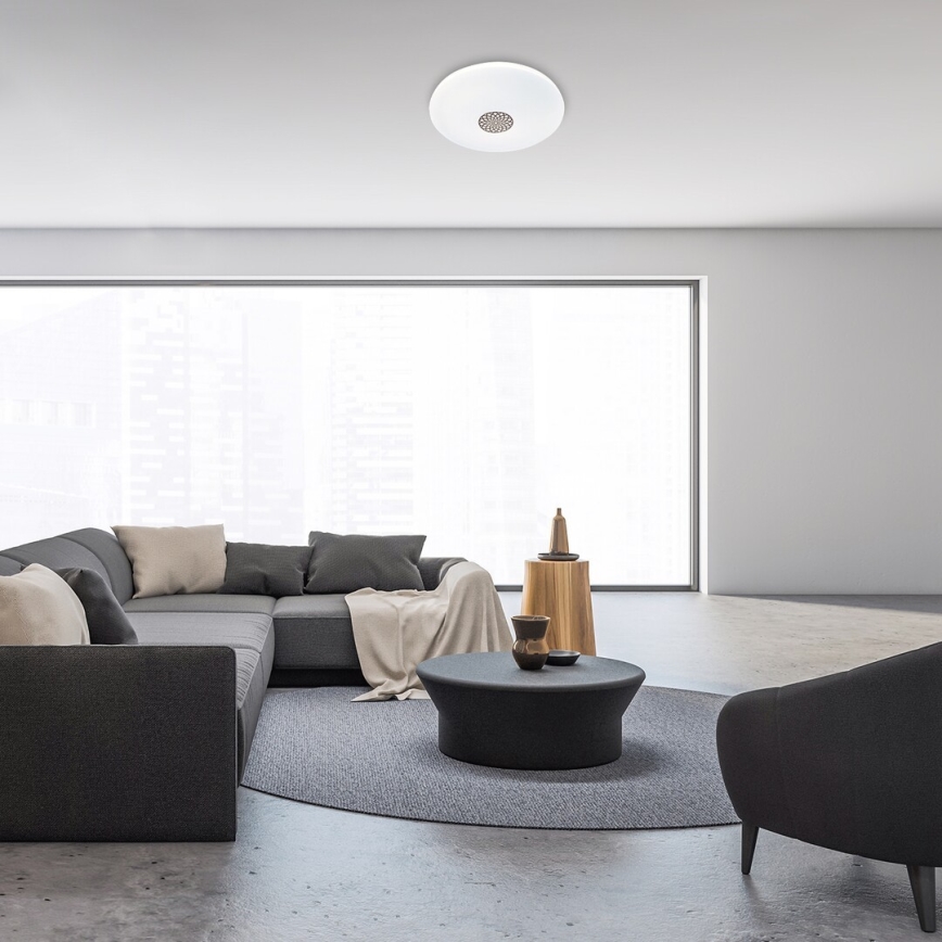 Rabalux - LED RGB Plafon ściemnialny LED/40W/230V 3000-6500K Wi-Fi Tuya śr. 60 cm + zdalne sterowanie
