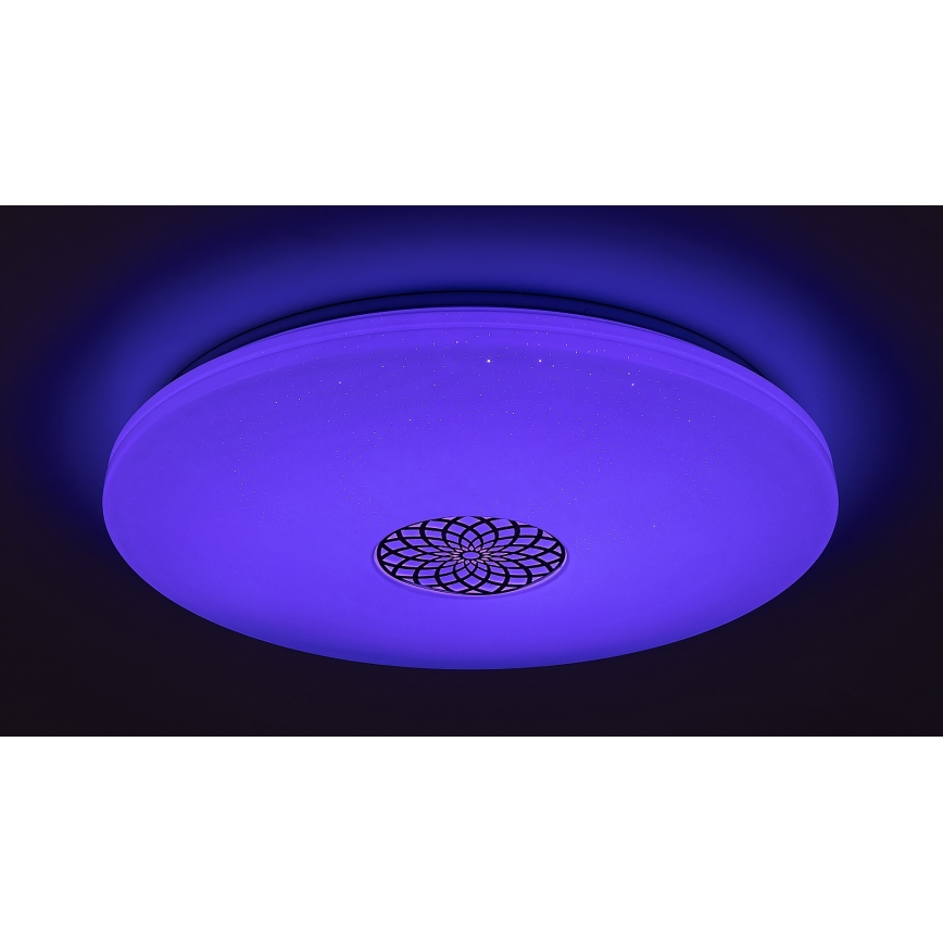 Rabalux - LED RGB Plafon ściemnialny LED/40W/230V 3000-6500K Wi-Fi Tuya śr. 60 cm + zdalne sterowanie