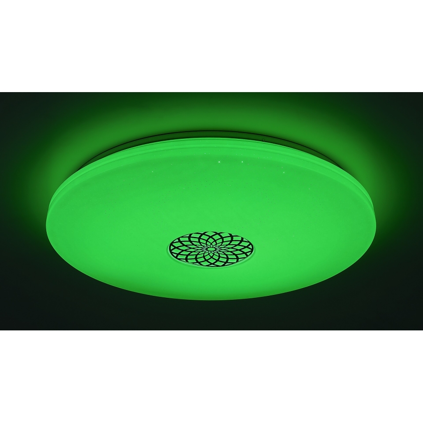 Rabalux - LED RGB Plafon ściemnialny LED/40W/230V 3000-6500K Wi-Fi Tuya śr. 60 cm + zdalne sterowanie