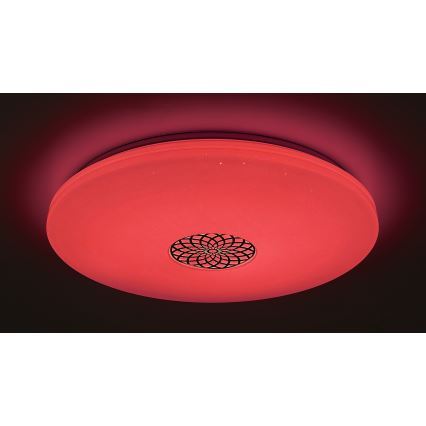 Rabalux - LED RGB Plafon ściemnialny LED/40W/230V 3000-6500K Wi-Fi Tuya śr. 60 cm + zdalne sterowanie
