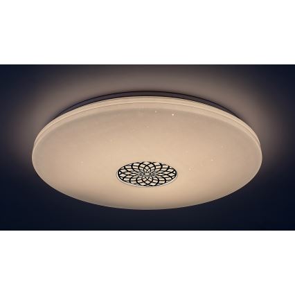 Rabalux - LED RGB Plafon ściemnialny LED/40W/230V 3000-6500K Wi-Fi Tuya śr. 60 cm + zdalne sterowanie