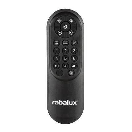 Rabalux - LED Ściemnialny plafon z wentylatorem LED/35W/230V 3000-6000K + pilot